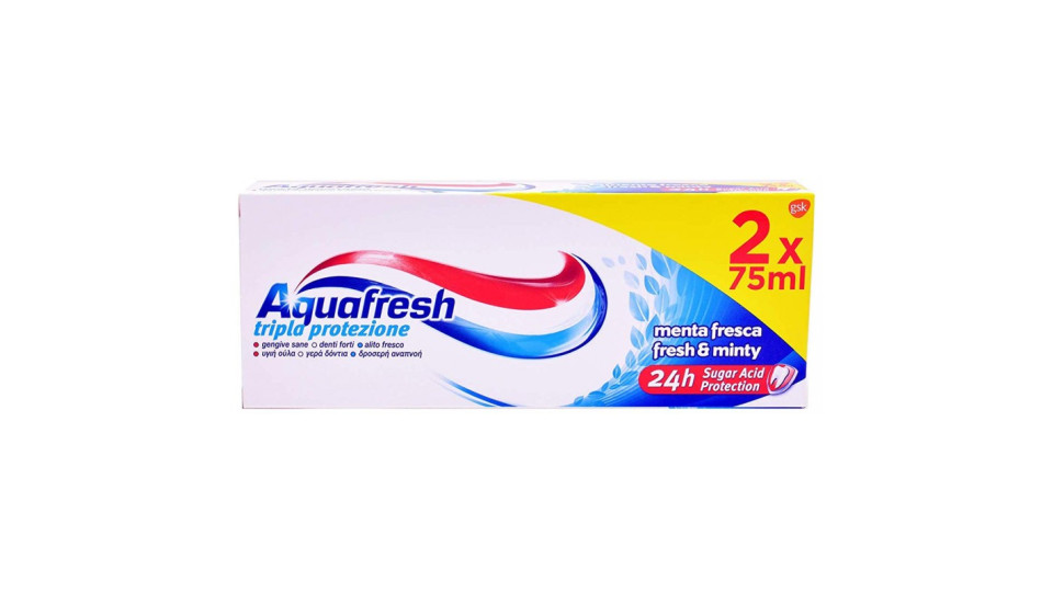 Aquafresh tripla protezione menta fresca