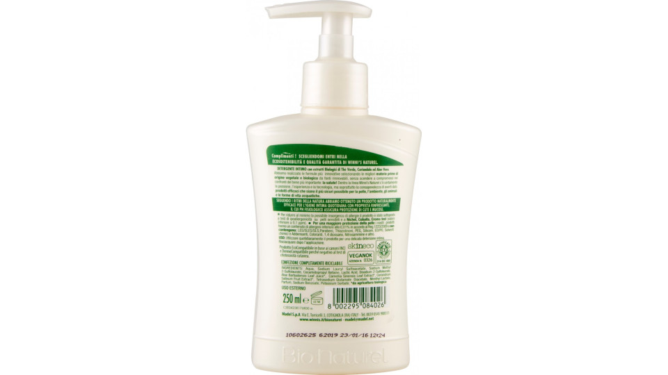 Winni's Detergente Intimo Thè Verde