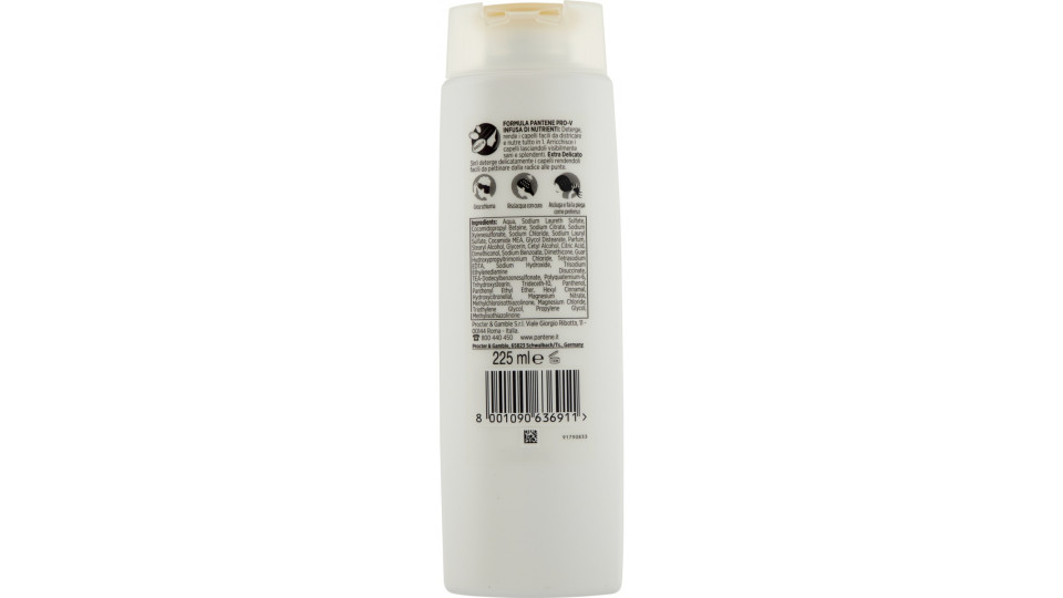 Pantene Pro-V 3in1 Shampoo+Balsamo+Trattamento Extra Delicato