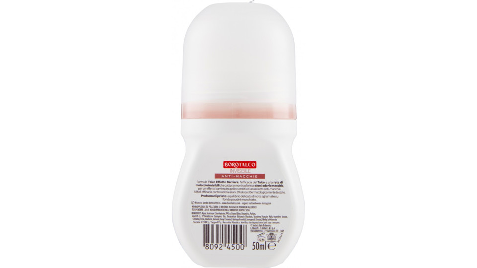 Borotalco Invisible Deo Roll On