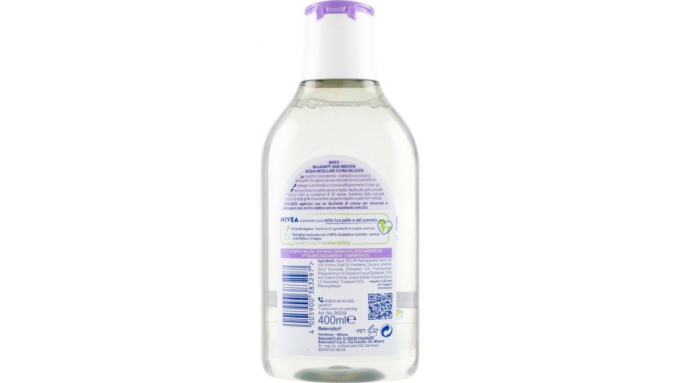 Micellair Skin Breathe Acqua Micellare Extra-delicata Detergente 3-in-1