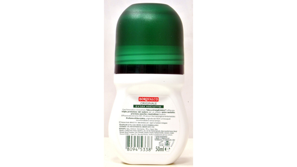 Borotalco deodorante roll-on original
