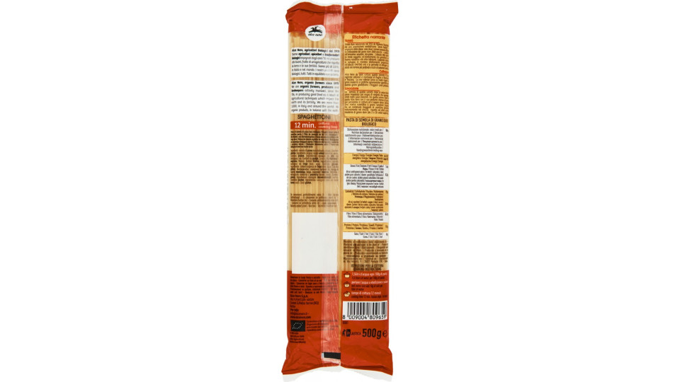 alce nero Varietà di Grano Senatore Cappelli Spaghettoni