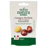 CONAD VERSO NATURA Castagne Morbide cotte al vapore Biologiche 35 g
