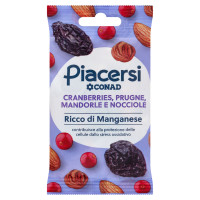 Cranberries, Prugne, Mandorle e Nocciole 40 g Conad