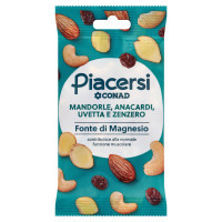Mandorle, Anacardi, Uvetta e Zenzero 40 g Conad