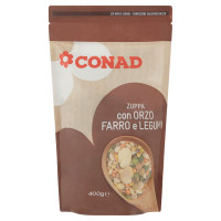 Zuppa con Orzo Farro e Legumi 400 g Conad