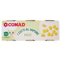 I Cotti al Vapore Mais 3 x 160 g Conad