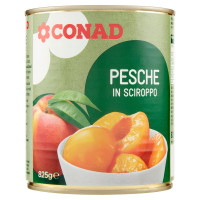 Pesche in Sciroppo 825 g Conad