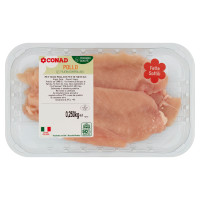 Petto di Pollo a Fette Sottili 0,250 kg Percorso Qualità Conad