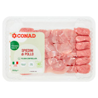 CONAD Percorso Qualità Spiedini di Pollo 300 g