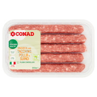 Salsiccia di Tacchino e di Pollo Conad