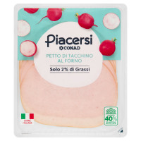 Piacersi Petto di Tacchino al Forno 100 g Conad