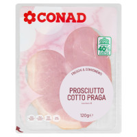 Freschi & Convenienti Prosciutto Cotto Praga 120 g Conad