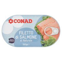 Filetto di Salmone al Naturale 150 g Conad