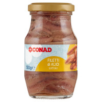 CONAD Filetti di Alici sott'olio 150 g