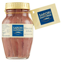 Filetti di Alici di Sicilia all'olio di oliva 156 g Sapori & Dintorni Conad