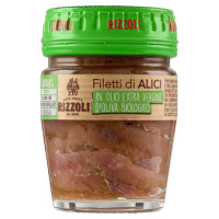 Rizzoli Filetti di Alici in Olio Extra Vergine d'Oliva Biologico 58 g