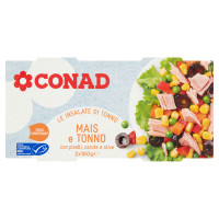 Le Insalate di Tonno Mais e Tonno 2 x 160 g Conad