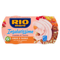Rio mare Insalatissime Insalata di Tonno Orzo e Farro con carote, peperoni e mais 2 x 160 g