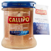Callipo Filetti di Tonno al naturale in acqua di mare Aquamaris 174 g