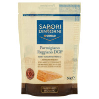 Parmigiano Reggiano DOP Grattugiato Fresco stagionatura minima 30 mesi 60 g Sapori & Dintorni Conad