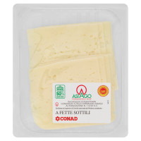 CONAD Asiago Formaggio DOP a Fette Sottili 130 g