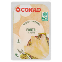 CONAD Freschi & Convenienti Fontal a Fette 8 Fette 130 g