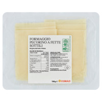 Formaggio Pecorino a Fette Sottili 130 g Conad