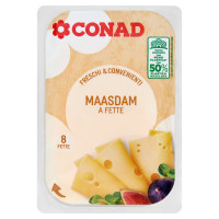 Freschi e Convenienti Maasdam a Fette 200 g Conad