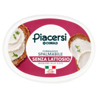 PIACERSI CONAD Formaggio Spalmabile Senza Lattosio 175 g
