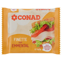 Finette con Emmental 8 fette 150 g Conad