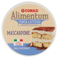 Mascarpone 250 g Alimentum Senza Lattosio Conad