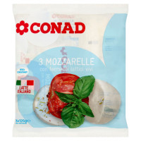 3 Mozzarelle con fermenti lattici vivi 3 x 125 g Conad