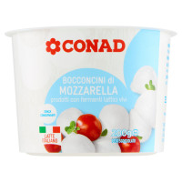 Bocconcini di Mozzarella con fermenti lattici vivi 200 g Conad
