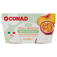 CONAD Soia Pesca e Maracuja 100% Vegetale* 2 x 125 g
