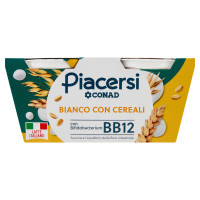Bianco con Cereali 2 x 125 g Piacersi Conad
