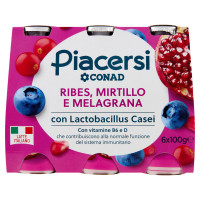 Melagrana, Ribes e Mirtillo 6 x 100 g Conad