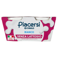 PIACERSI CONAD Bianco Senza Lattosio 2 x 125 g