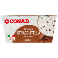I Cremosi Stracciatella Yogurt intero 2 x 125 g Conad