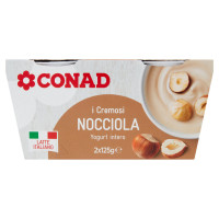 I Cremosi Yogurt intero Nocciola 2 x 125 g Conad