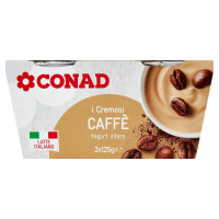 Yogurt cremoso caffè g.  125 x  2 Conad
