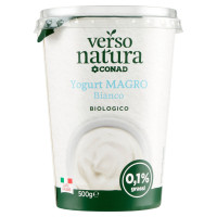 Yogurt Bianco magro Biologico g 500 Verso Natura Veg Conad