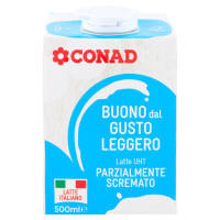 Latte UHT Parzialmente scremato 500 ml Conad