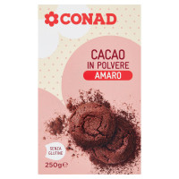 Cacao in polvere amaro g. 250 Conad