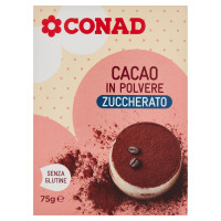 Cacao in Polvere Zuccherato 75 g Conad