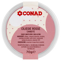 Ciliegie Rosse Candite 70 g Conad