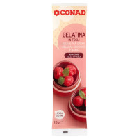 Gelatina in fogli 12 g Conad
