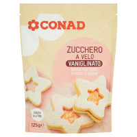 Zucchero a Velo Vaniglinato 125 g Conad