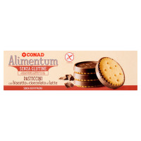 Alimentum Senza Glutine Pasticcini con biscotto e cioccolato al latte 100 g Conad